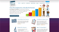 Desktop Screenshot of klahealthcare.com